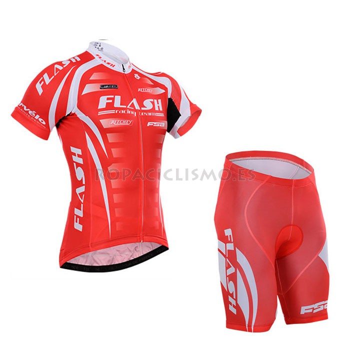 2015 Maillot TO THE FORE mangas cortas Rojo